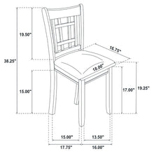 Load image into Gallery viewer, Lattice Back Side Chairs (Set of 2)