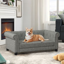 Load image into Gallery viewer, Modern Elegant Rectangle Pet Bed, Durable Elevated Dog Sofa