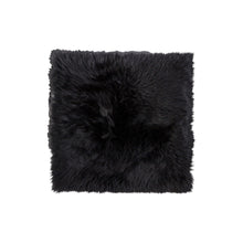 Load image into Gallery viewer, 17" X 17" Wool Chair Pads (Set of 2) - Black