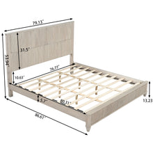 Load image into Gallery viewer, 3 Piece Bedroom Set With Bed And 2 Nightstands