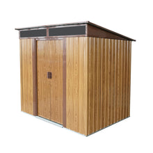 Load image into Gallery viewer, Outdoor Metal Storage Shed And Transparent Plate For Garden, Lawn