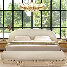 Load image into Gallery viewer, Archie Puffy Grounded - Upholstered Platform Bed