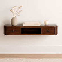 Load image into Gallery viewer, Lunar - 2 Drawer Floating Console - Chestnut