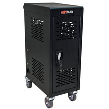 Load image into Gallery viewer, 16 Bay Mobile School Charging Cart Station For book, Tablet And Laptop Computer With Power Strip Included