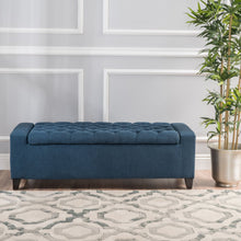 Load image into Gallery viewer, Guernsey - Ottoman Storage With Tufted Top