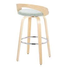 Load image into Gallery viewer, Grotto - Contemporary Fixed-Height Barstool With Swivel With Round Footrest (Set of 2)