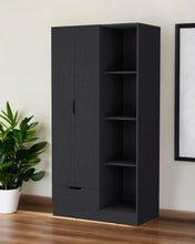 Load image into Gallery viewer, Drawer Combo Dresser Wooden - Black