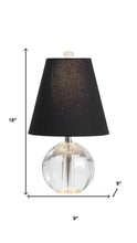 Load image into Gallery viewer, 16" Novelty Table Lamp LED With Empire Shade - Clear