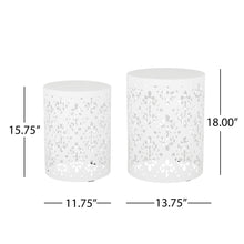 Load image into Gallery viewer, Outdoor Metal Modern Design End Table