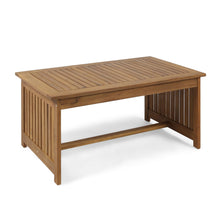 Load image into Gallery viewer, Acacia Wood Rectangular Patio Coffee Table For Outside