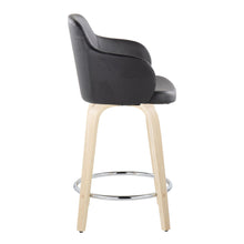 Load image into Gallery viewer, Boyne - Contemporary Fixed Height Counter Stool & Swivel With Round Footrest (Set of 2)