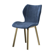 Load image into Gallery viewer, Upholstered Velvet Dining Side Chairs (Set of 4) - Blue