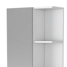 Load image into Gallery viewer, 62" Wood Accent Cabinet With Single Door - White