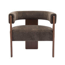 Load image into Gallery viewer, Modern Upholstered Accent Arm Chair With Barrel Back Design