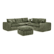 Load image into Gallery viewer, Sectional Sofa With Moveable Ottoman