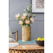 Load image into Gallery viewer, Oval Faux Table Vase - Gold