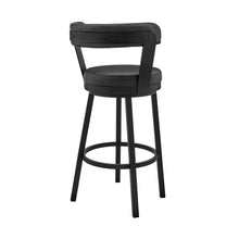 Load image into Gallery viewer, 36" Swivel Counter Height Bar Chair - Black