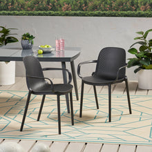 Load image into Gallery viewer, Roxanne - Outdoor Stacking Dining Armchair (Set of 2)
