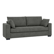 Load image into Gallery viewer, Upholstered Sofa With Toss Pillows - Dark Gray