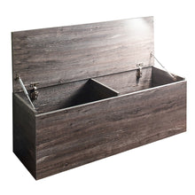 Load image into Gallery viewer, Dean - Farmhouse Storage Bench With Extra Storage 47 Inch - Gray