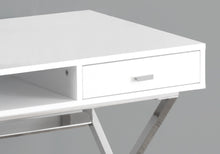 Load image into Gallery viewer, Computer Desk For Home Office, Laptop, Storage Drawers, Glossy Contemporary & Modern