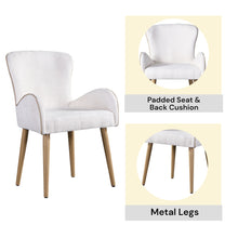 Load image into Gallery viewer, Qwin - Boucle Side Chair (Set of 2) - Beige
