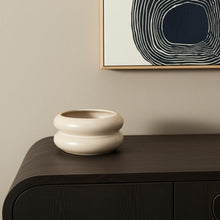 Load image into Gallery viewer, Cylinder Table Vase (608339) - Cream