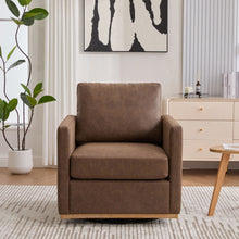 Load image into Gallery viewer, Modern Upholstered Square Swivel Accent Chair With 360 Degree Rotation