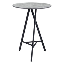 Load image into Gallery viewer, Rounded Steel Bar Table - Gray And Black