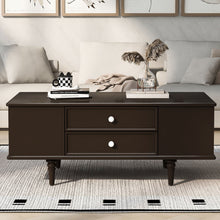 Load image into Gallery viewer, Modern Rectangle Coffee Table With Four Drawers