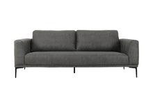 Load image into Gallery viewer, Sofa With Black Legs - Dark Gray