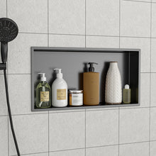 Load image into Gallery viewer, Stainless Steel Shower Niche With Seamless Design For Bathroom Storage