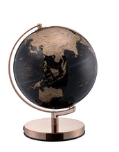 Load image into Gallery viewer, Poly Globe With LED - Black / Rose Gold