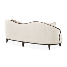 Load image into Gallery viewer, Camellia Field - Chenille Sofa - Beige / Dark Brown