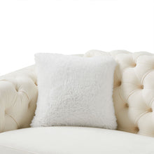 Load image into Gallery viewer, 2 Seater Loveseat Sofa With Button Tufted Diamond Grid & 2 Pillows For Living Room