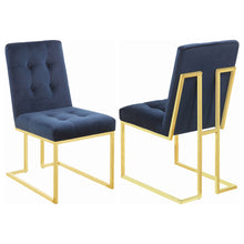 Load image into Gallery viewer, Tufted Back Upholstered Dining Chair (Set of 2)