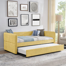 Load image into Gallery viewer, Upholstered Daybed With Pop Up Trundle