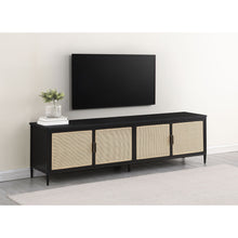 Load image into Gallery viewer, Kenneth - 4 Door TV Stand - Black