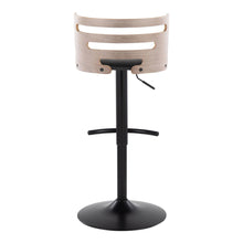 Load image into Gallery viewer, Cosi - Mid Century Modern Adjustable Barstool, Swivel With Rounded T Footrest (Set of 2)