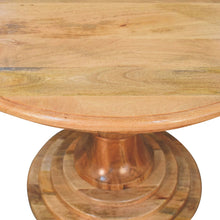 Load image into Gallery viewer, Round Turned Dining Table - Oak