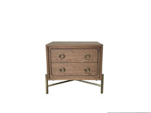 Load image into Gallery viewer, 2 Drawer Nightstand With USB - Latte