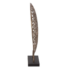 Load image into Gallery viewer, Abstract Sculpture - Bronze / Black / Coral