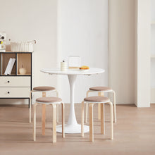 Load image into Gallery viewer, Stackable Round Backless Stools (Set of 4)