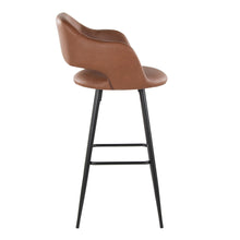 Load image into Gallery viewer, Margarite - Contemporary Fixed Height BarStool With Square Footrest (Set of 2)