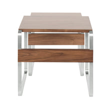 Load image into Gallery viewer, Tea Side Mid-Century Modern Nesting Tables - Walnut