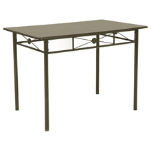 Load image into Gallery viewer, 5 Piece Rectangle Dining Set With Tubing Base