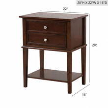 Load image into Gallery viewer, Newton - Nightstand - Cappuccino