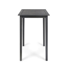 Load image into Gallery viewer, Outdoor Minimalist Acacia Wood Square Bar Table