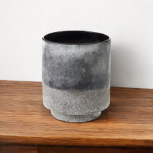 Load image into Gallery viewer, Abstract Cylinder Table Vase (397591) - Brown / Black