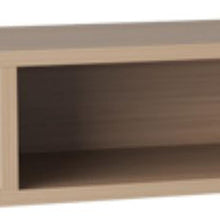 Load image into Gallery viewer, Enclosed Open Storage Entertainment Center - Beige